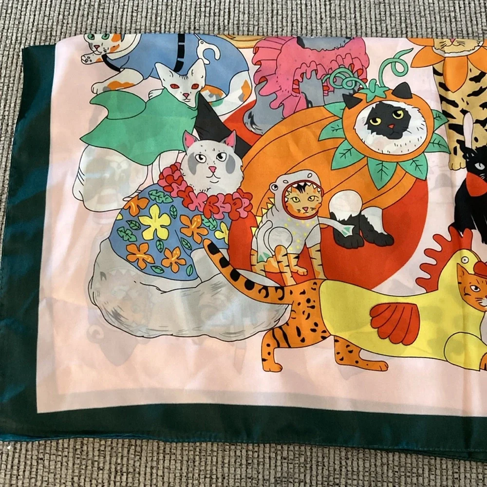 None cat scarf